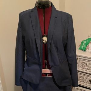 Ann Taylor Navy Skirt Suit mixed size
